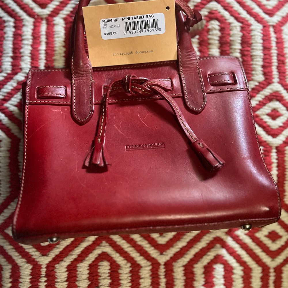 Dooney & Bourke Red Mini Bag with Classic Design